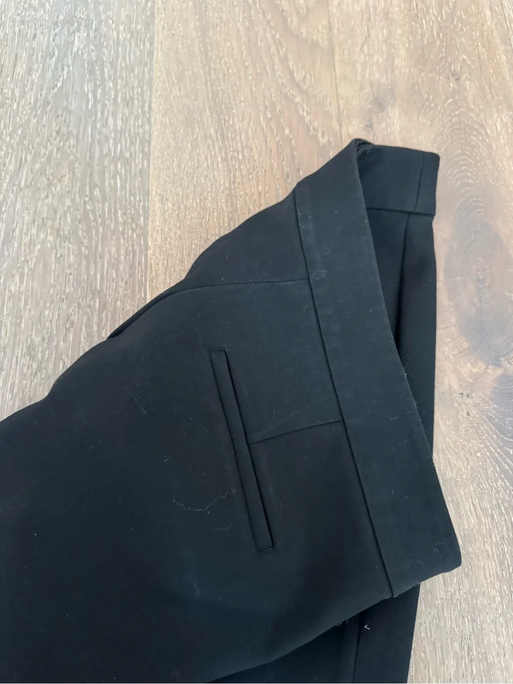 Black Straight-Leg Kate Dress Pants - Women